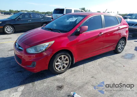 2013 Hyundai Accent Gs из США, поврежденный, VIN KMHCT5AE5DU086797